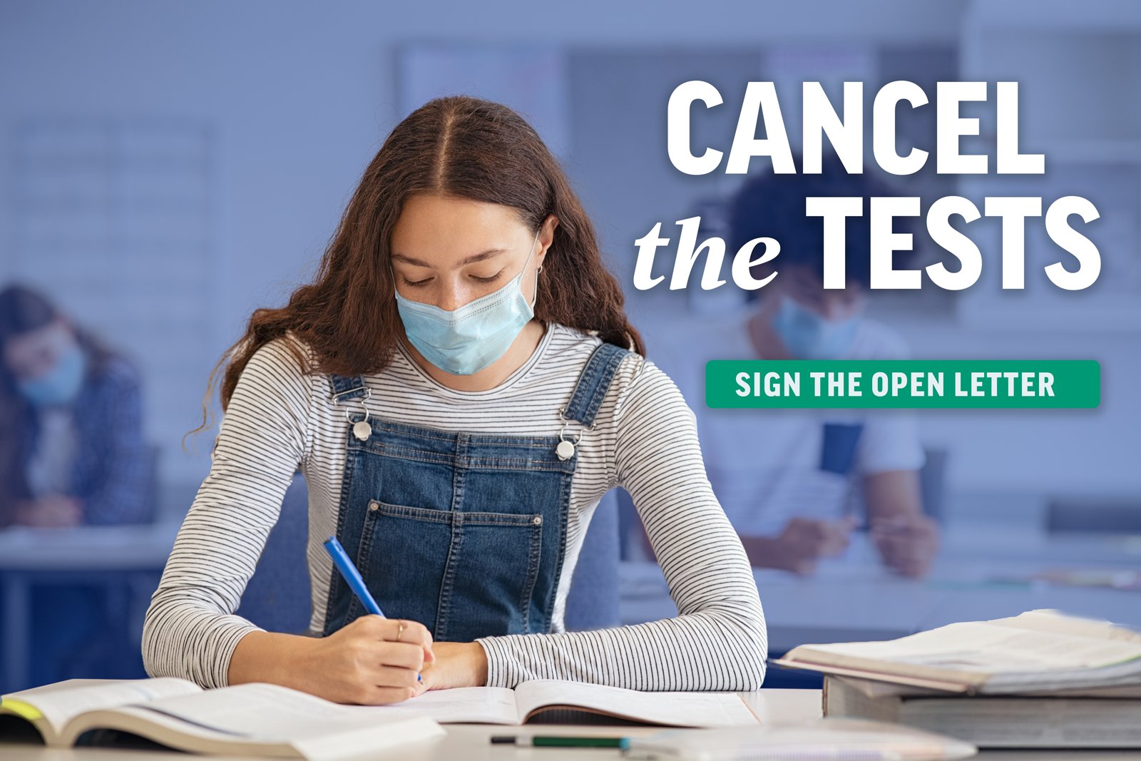 BookNetzer's tweet card. More than 118,000 educators, parents, and families called on the Department of Education to stop standardized testing during the pandemic. Our work to think "beyond the bubble" is just beginning.
