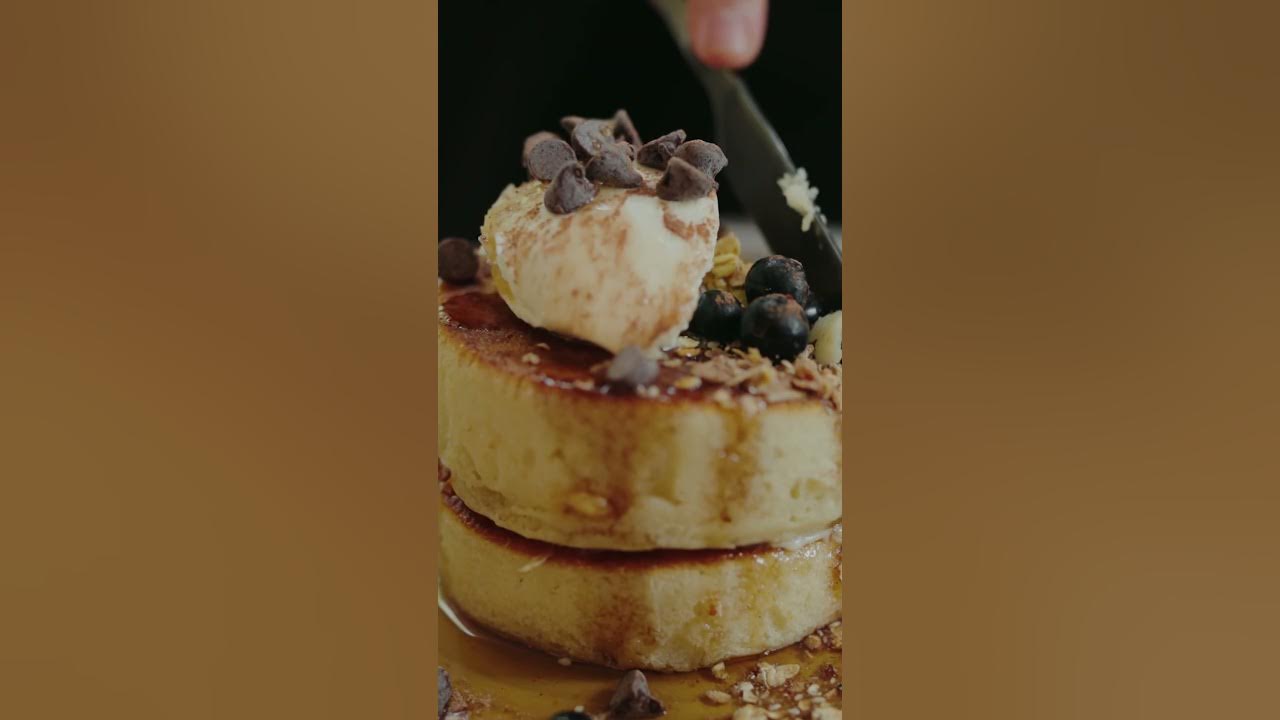 CookingInDining's tweet card. Japanese Fluffy Pancake (History Of The Dish) Vertical Short #culin...