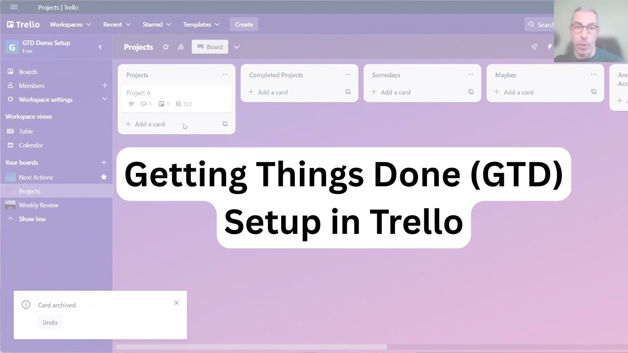 rsidneysmith's tweet card. How to Set Up GTD in Trello | Step-by-Step Guide for Getting Things...