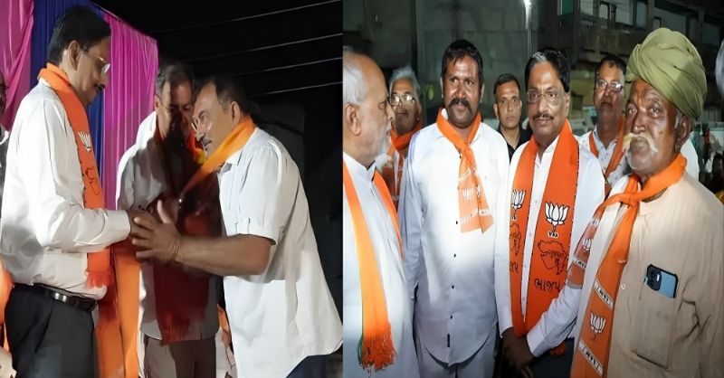 OpIndia_G's tweet card. એક સમયે કોંગ્રેસનું ગઢ ગણાતું હતું મહેસાણાનું તરભ ગામ, હવે આખું ભાજપમાં જોડાઈ ગયું, અનેક આગેવાનોએ કર્યા કેસરિયા | OpIndia Gujarati News