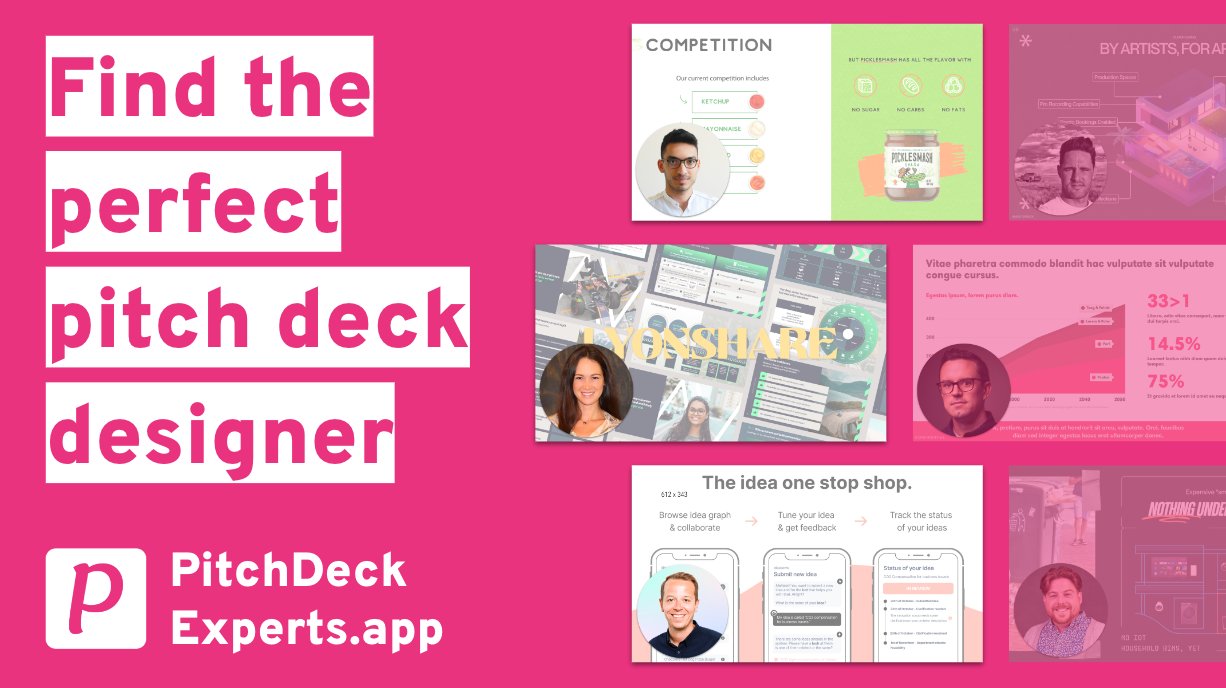 OpenVC_'s tweet card. Browse a selection of the absolute best pitch deck designers, filter by style and budget, and find the one that is the perfect fit for your startup
