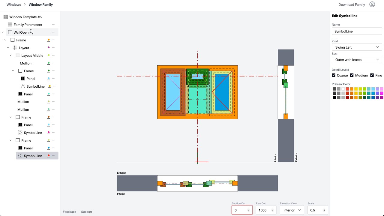 RevitContent's tweet card. Revit Family App - Template #5