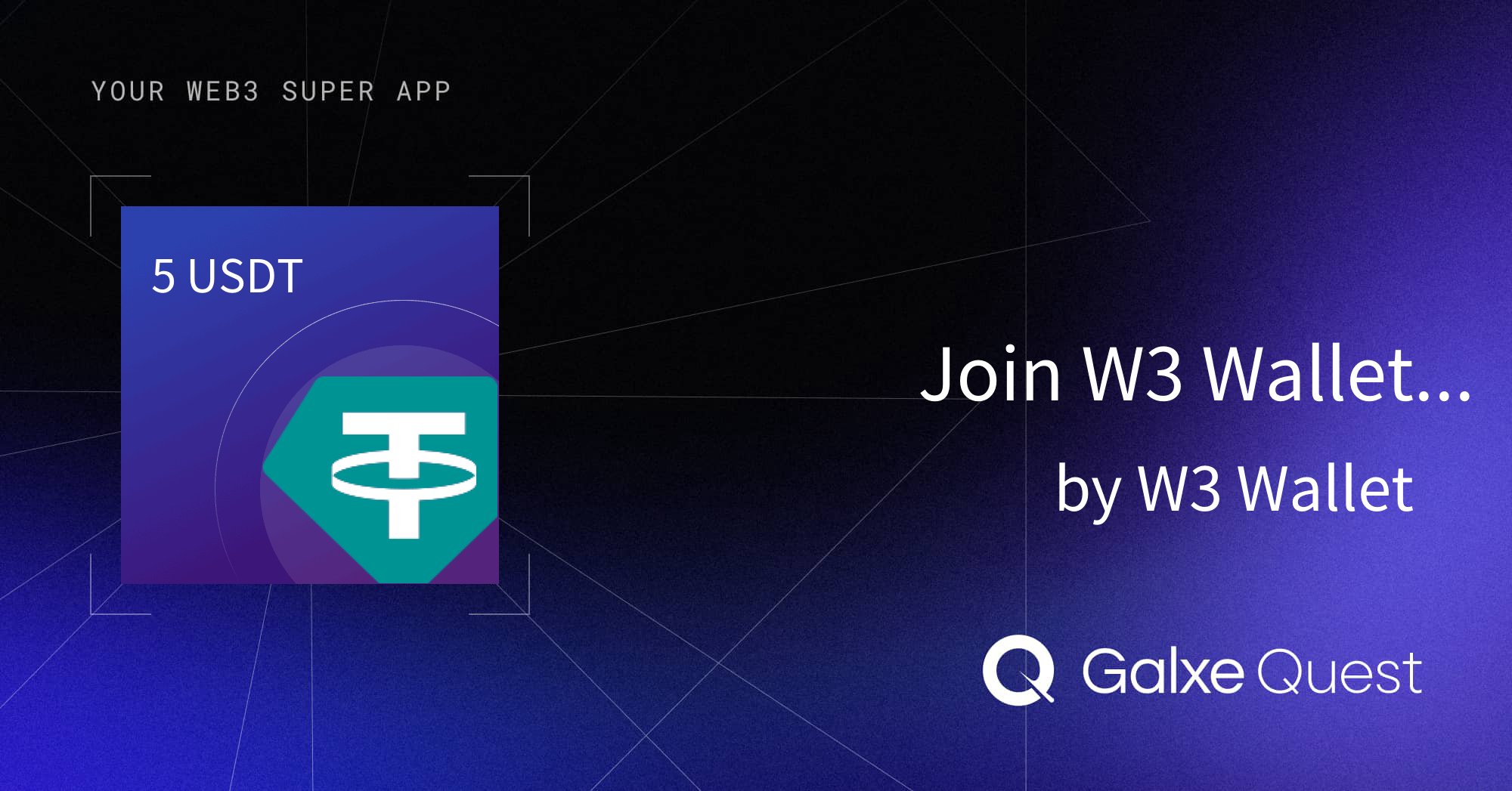 w3wallet_app's tweet card. Join Join W3 Wallet Community by W3 Wallet on Galxe. Earn rewards to enhance your web3 presence and reputation.