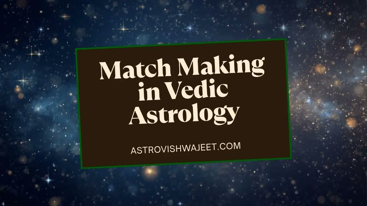 astrovishwajeet's tweet card. In this article, I am going to show you Match Making in vedic astrology and why it is important to do it before marriage for betterment.
