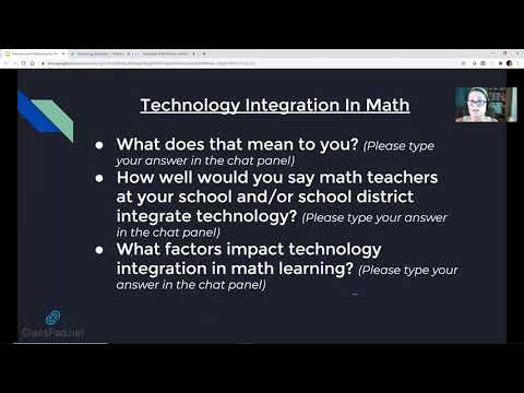 classpadnet's tweet card. CP.net Webinar: Planning and Organizing for Technology Integration...