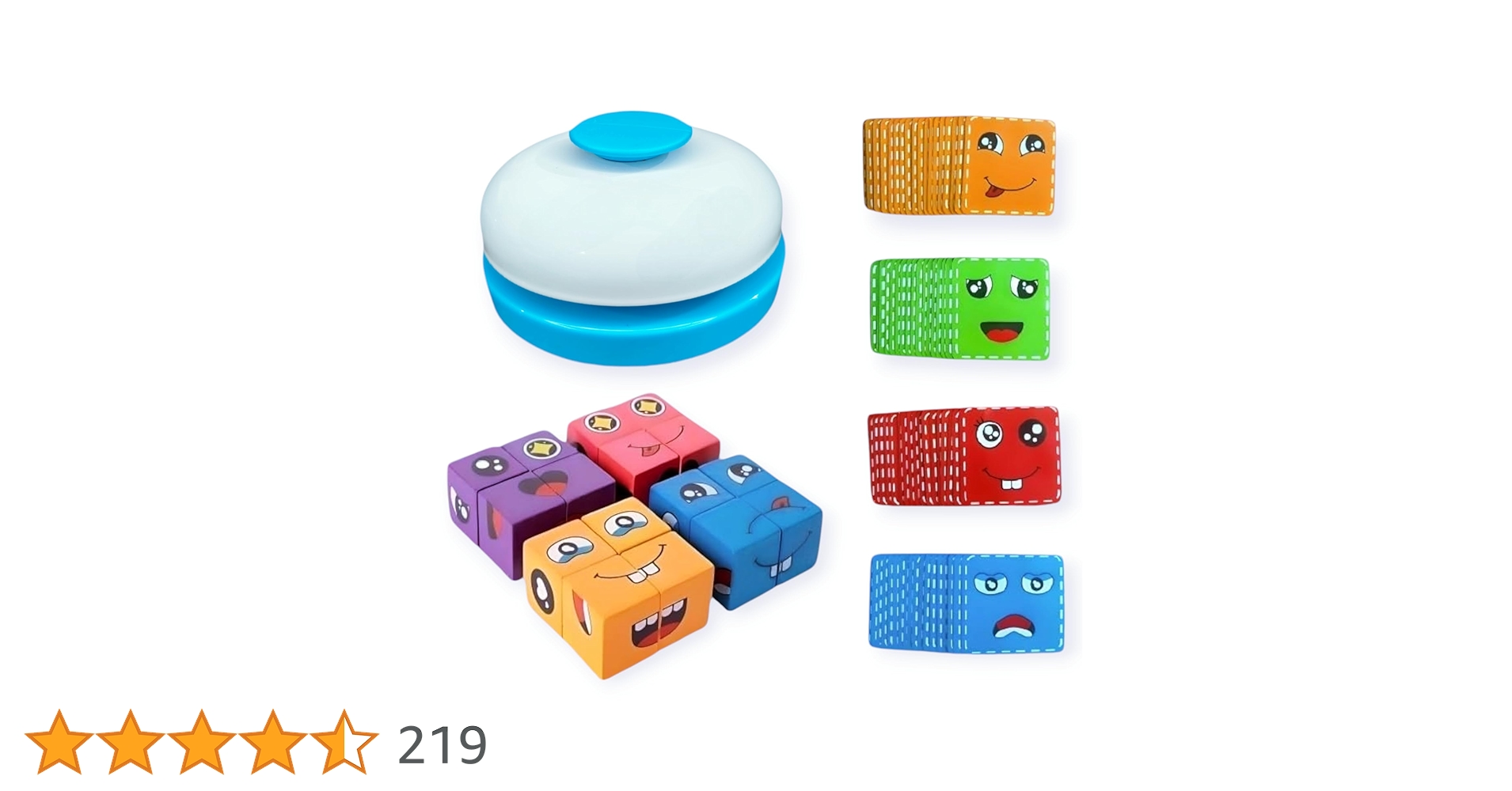 DazlingDeals's tweet card. 1 Get ready, start! Show off your face! Will your blocks be surprised, sad, happy, angry, or have some strange expressions? Their expression changes very quickly, so stay tuned, use your brains to be...