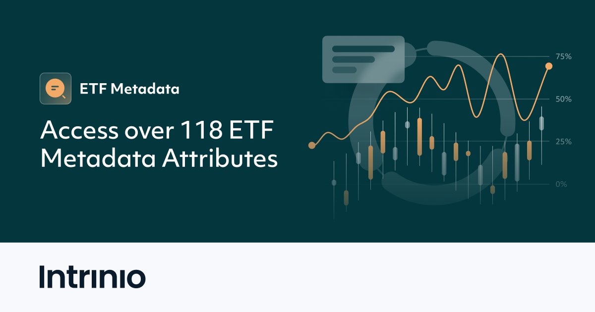intrinio's tweet card. Better analyze holdings and constituents from all Global ETFs with EFT Holdings statistics from Intrinio.