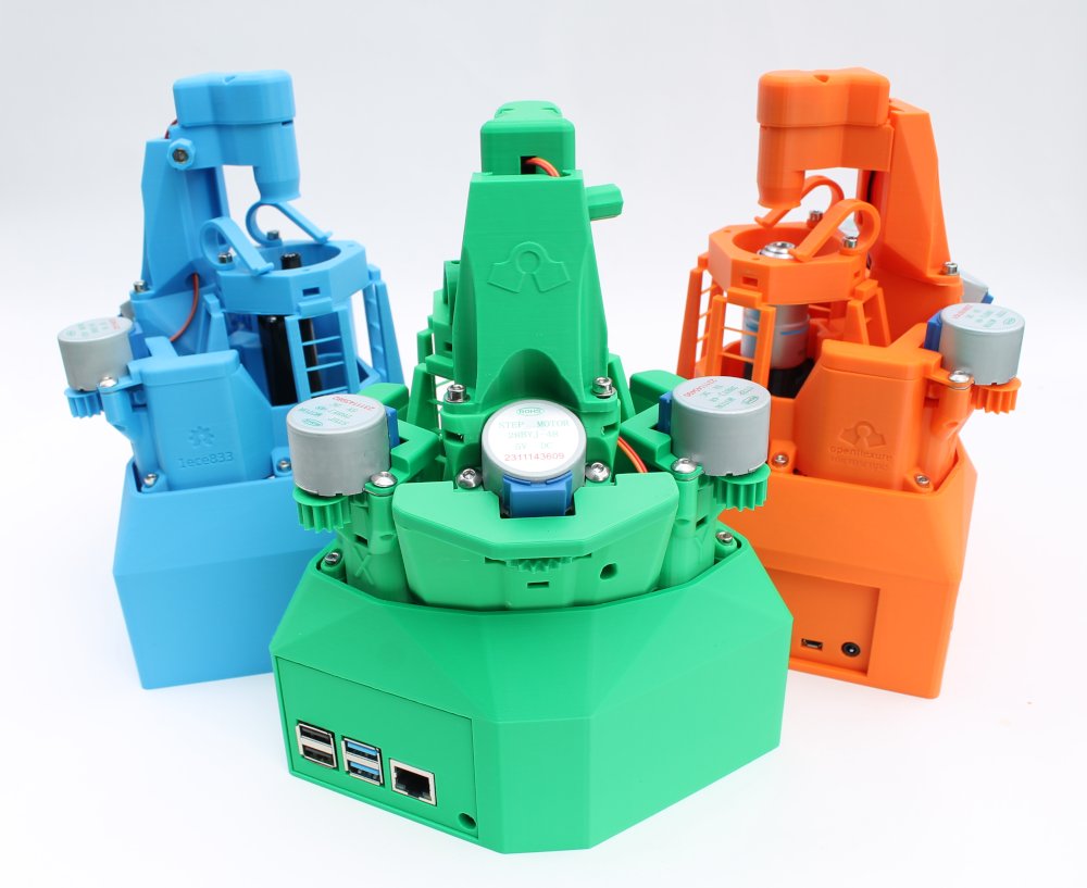 stirling_julian's tweet card. This is an unassembled kit containing parts for making an OpenFlexure Microscope v7. The OpenFlexure Microscope is an open hardware, 3D-printed, lab-grade automated microscope. This open hardware...