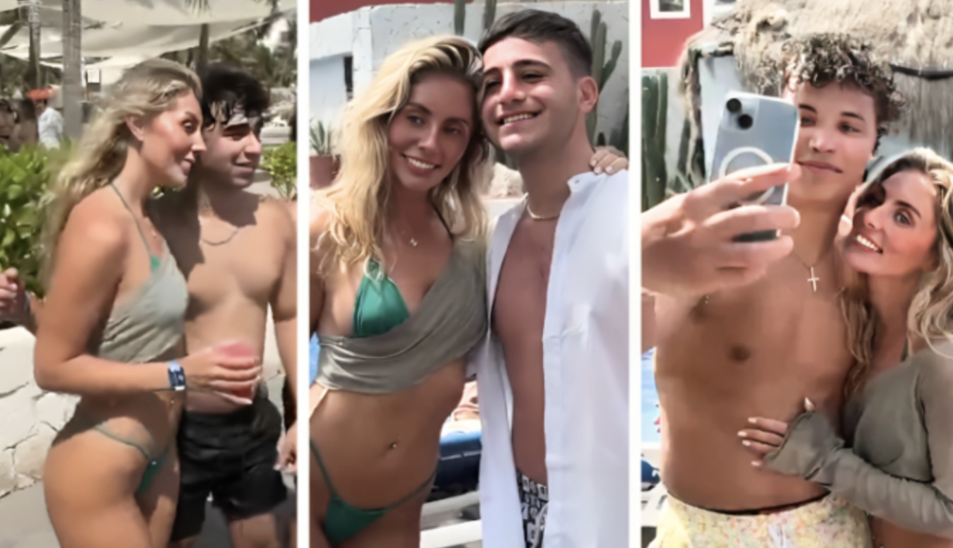 GentNewsCom's tweet card. Bonnie Blue's arrival in Cancun has turned heads and drawn crowds during Spring Break, creating a buzz like never before!