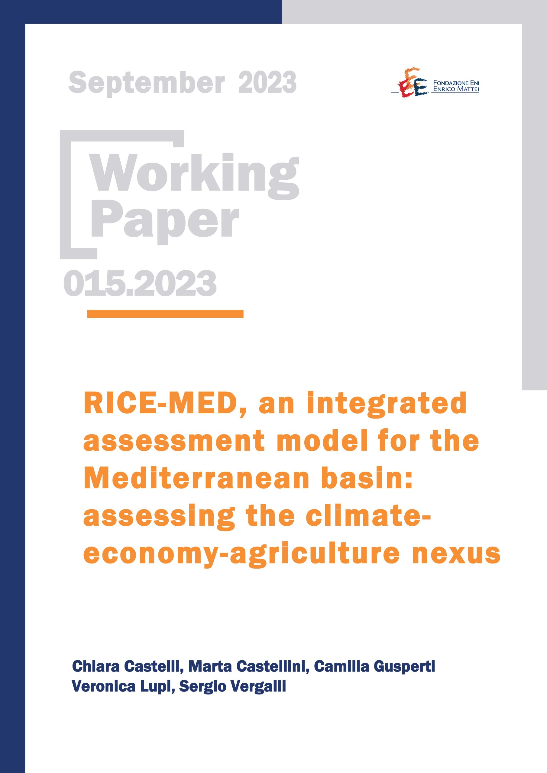 AWESOME_PRIMA's tweet card. RICE-MED, an integrated assessment model for the Mediterranean basin: assessing the climate-econo...
