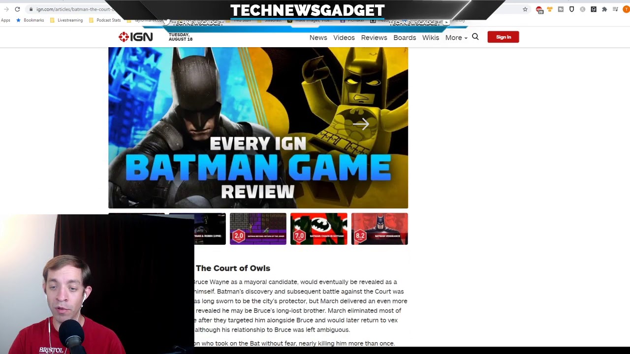 technewsgadget's tweet card. We now have more information on the next Batman game WB is planning on announcing this weekend! Listen Now We Need You To Join Us Do you love talking about tech, gadget and/or gaming news? So do we!...