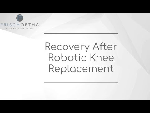 Frisch_Ortho's tweet card. Tips for a Speedy Recovery After Robotic Knee Replacement