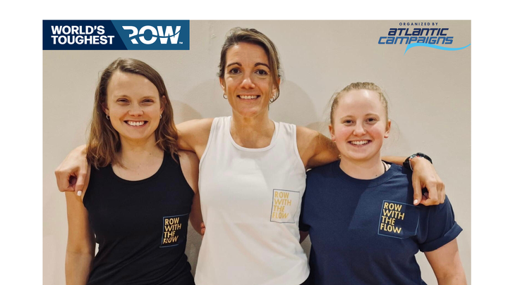 clareoreilly's tweet card. We’re Rosie, 26, Mel, 33, and Clare, 46, AKA Row With The Flow. We’re a three-woman crew, sp… Row with the Flow needs your support for Row with the flow