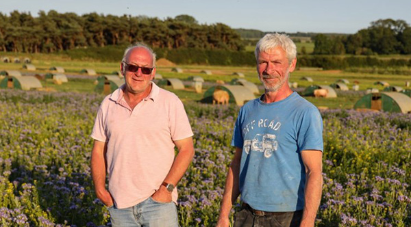 jbarbersolution's tweet card. Two pig farmers have succeeded in feeding one million bees after participating in a project that saw them turn over half their land to wildflowers.