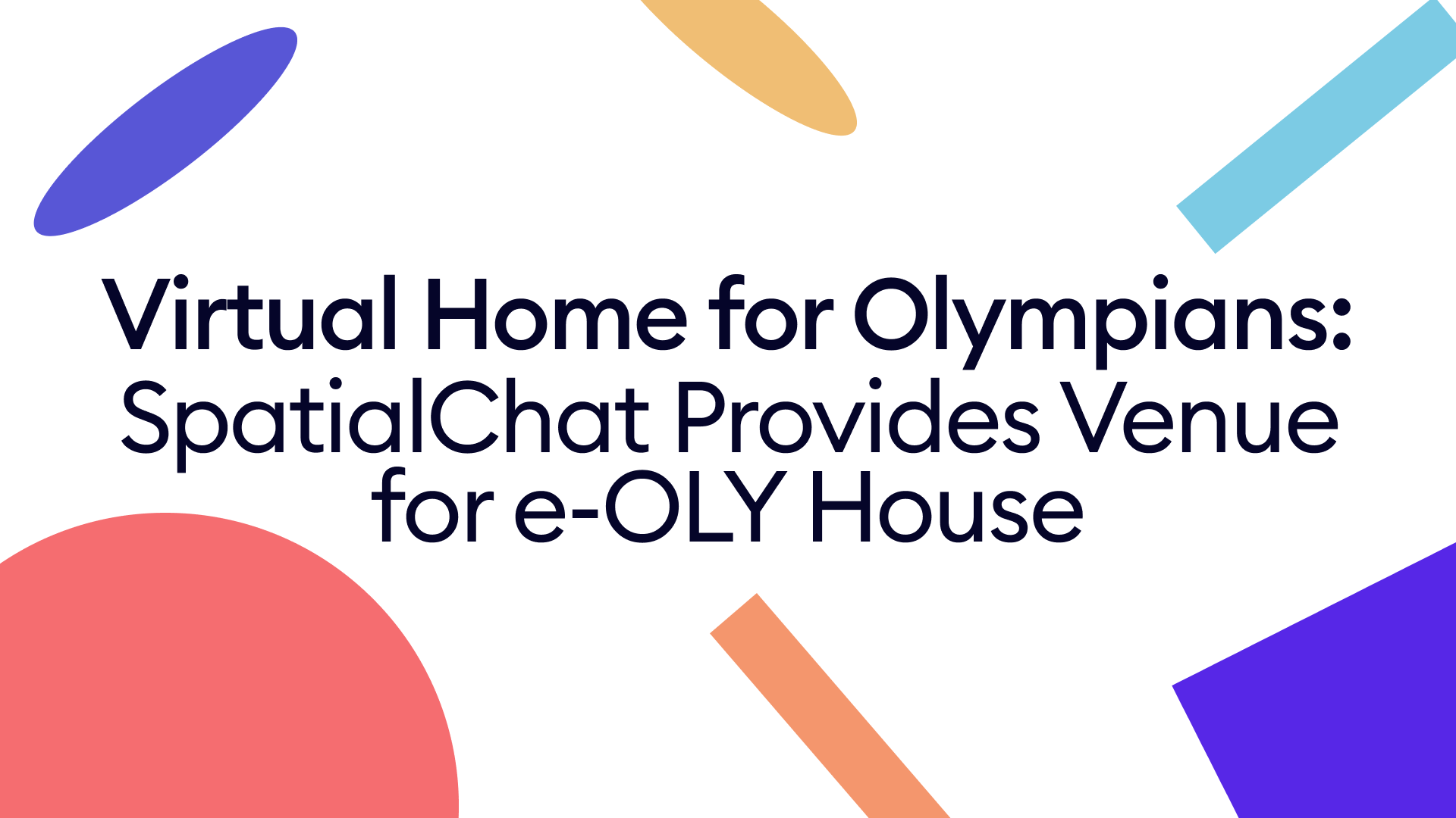SpatialChatTeam's tweet card. We are thrilled to announce that SpatialChat has provided an exclusive venue for the World Olympians Association (WOA) to organize the e-OLY House!