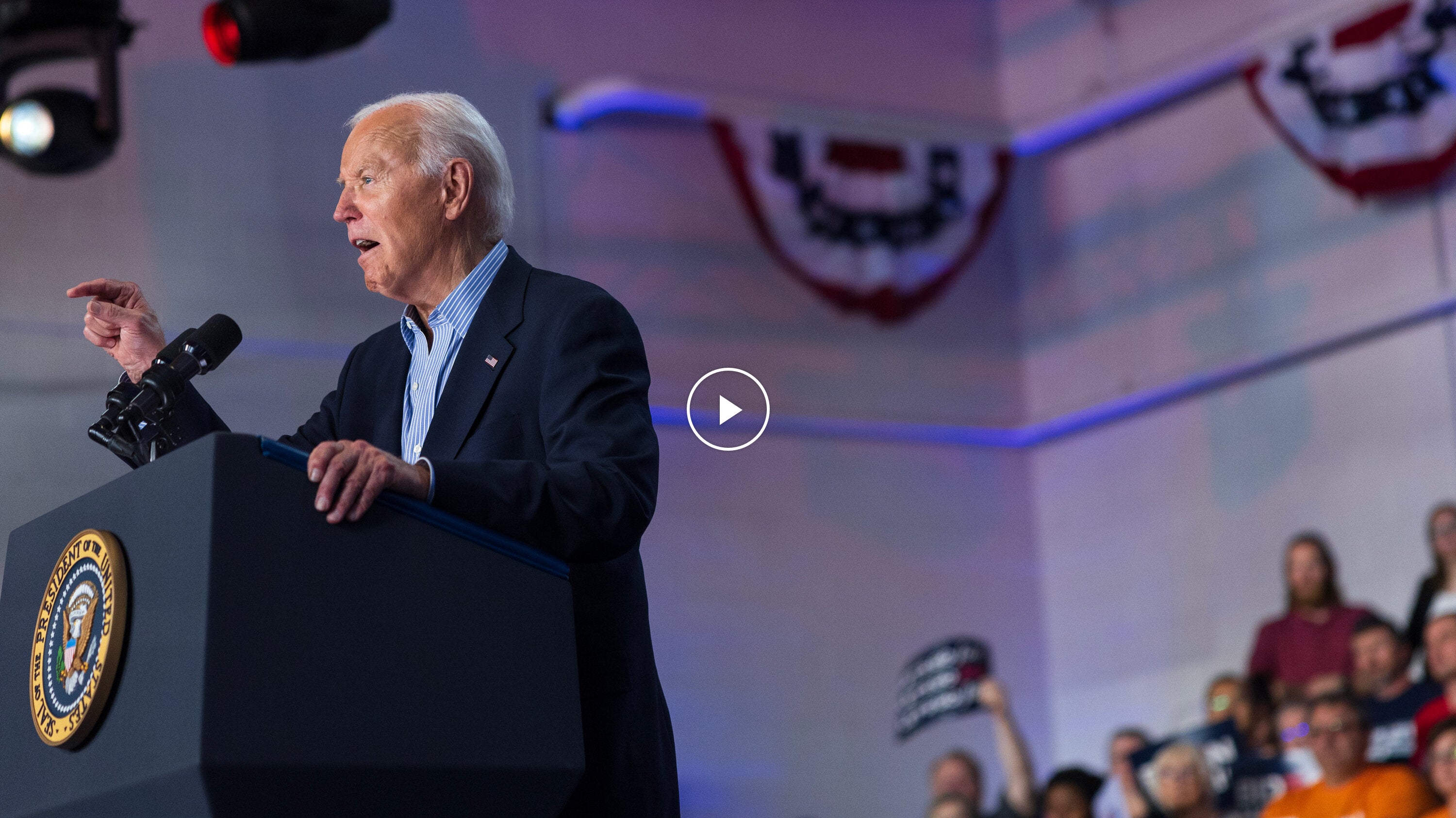 MLNPInMpls's tweet card. While speaking at a campaign event in Wisconsin, President Biden reaffirmed his pledge to stay in the 2024 presidential race, despite a weak debate performance last week and calls from some House...
