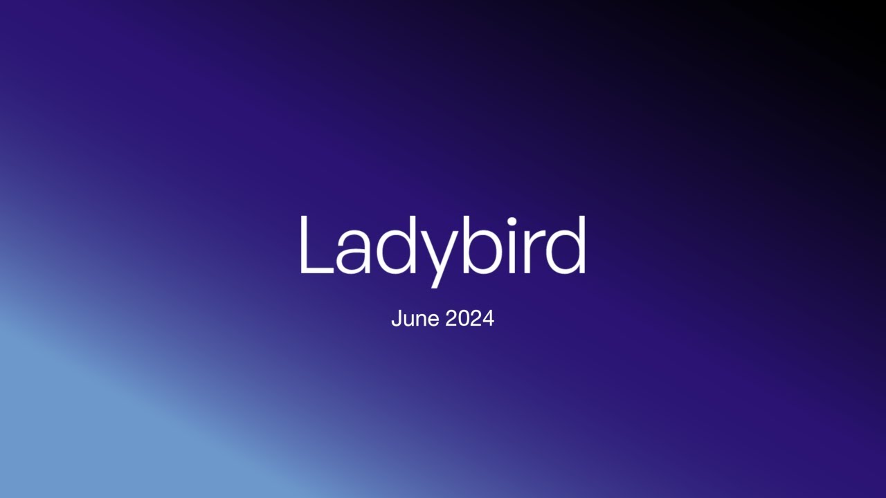 awesomekling's tweet card. Ladybird browser update (June 2024)