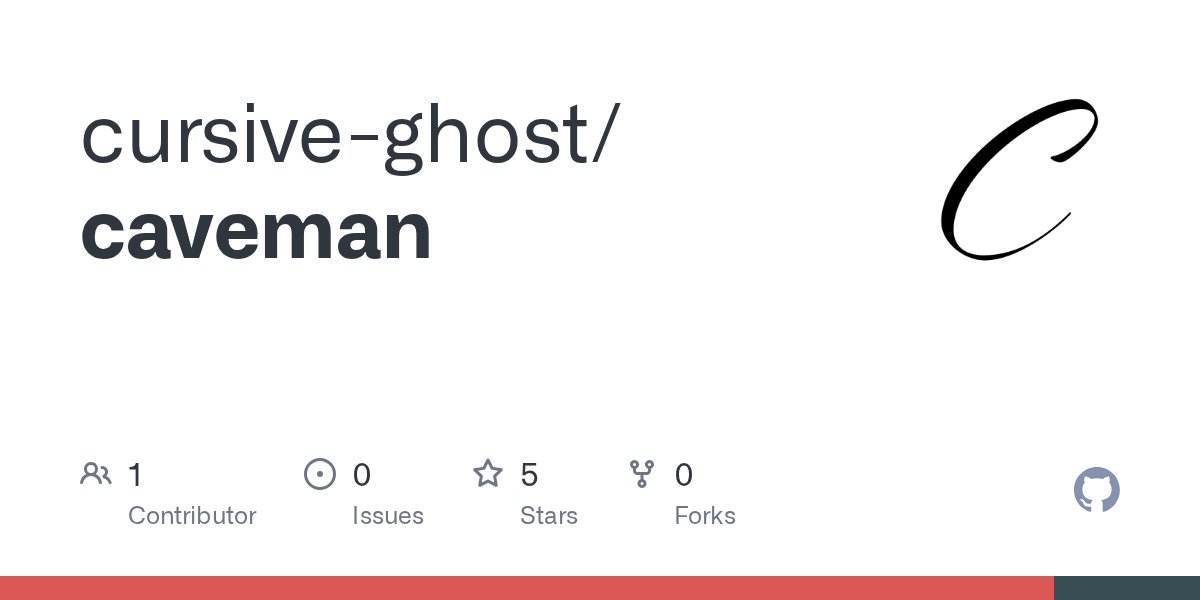 CursiveIDE's tweet card. Contribute to cursive-ghost/caveman development by creating an account on GitHub.