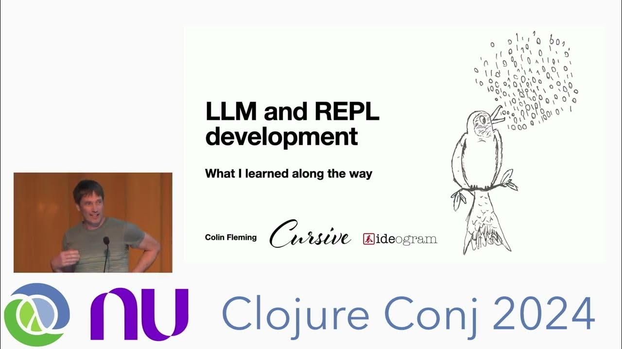 CursiveIDE's tweet card. "Enhancing LLM Powered Development with Clojure's REPL" by Colin...