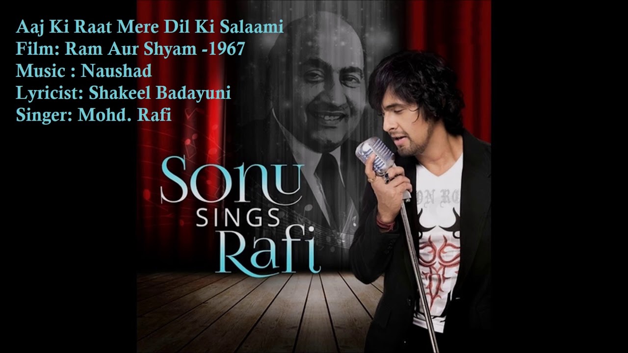 hackpert's tweet card. Aaj Ki Raat Mere Dil Ki Salaami | Mohd. Rafi | Naushad | Shakeel...