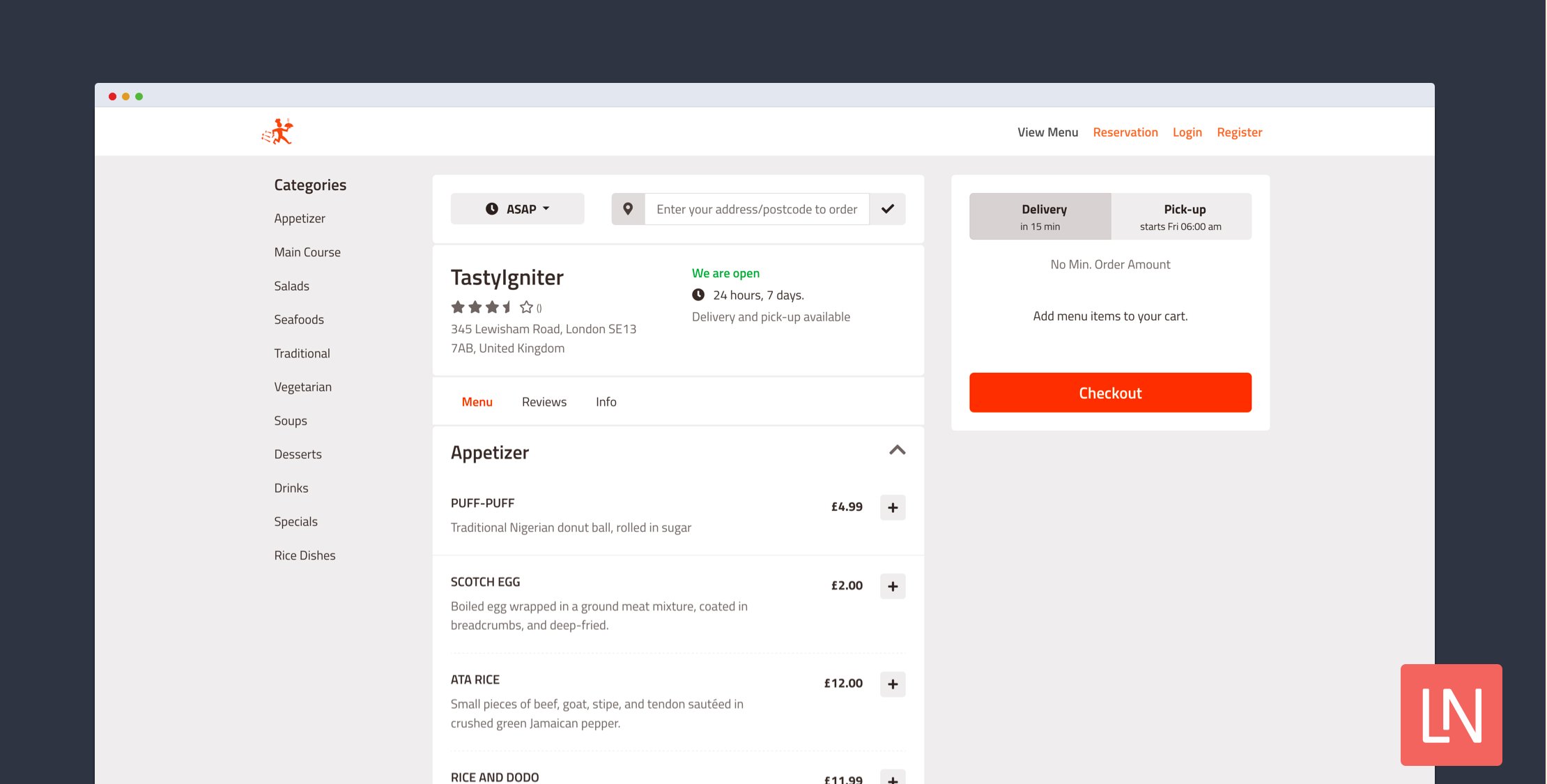 laravelnews's tweet card. TastyIgniter is an open-source, self-hosted restaurant management platform based on Laravel. It provides features such as online ordering, reservations, and more.