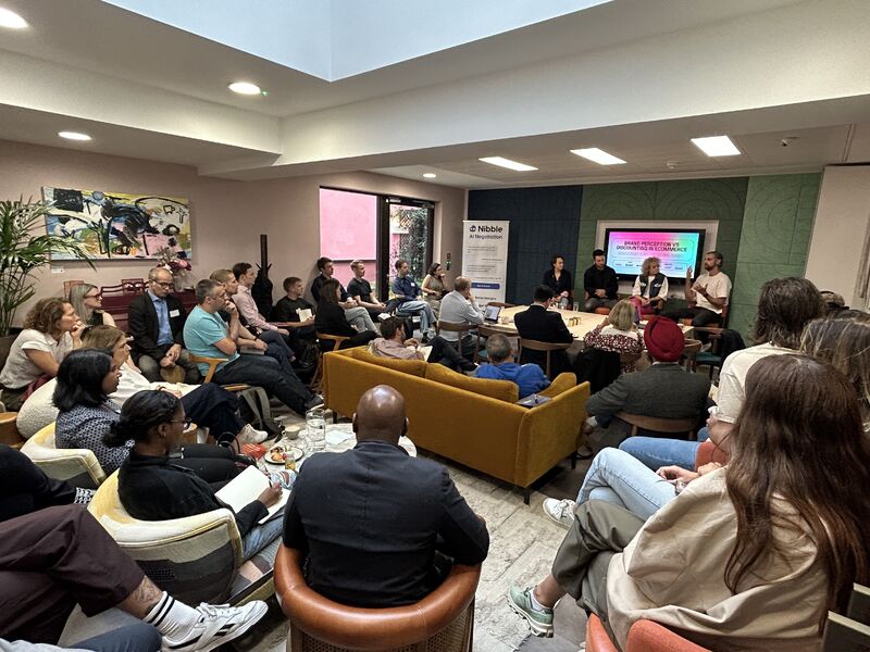 Truegloballive's tweet card. We had a full house this morning at our 'Brand Perception vs Discounting' breakfast event in partnership with Leaf and Nibble as well as our wonderful panelists: Eli Khrapko - Co Founder & COO of...