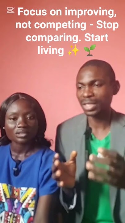 olajonathan1214's tweet card. Focus on improving, not competing - Stop comparing. Start living✨🌱...