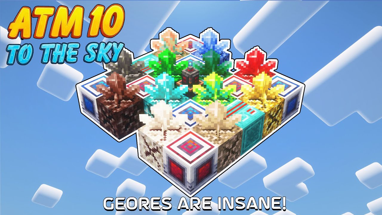 SystemCollapsed's tweet card. ATM 10 To The Sky - GeOre Automation - EP08