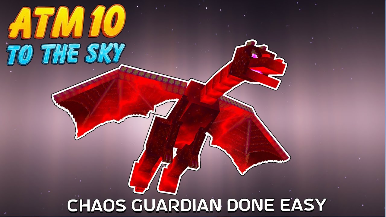 SystemCollapsed's tweet card. ATM 10 To The Sky - Easy Chaos Guardian Fight - EP13