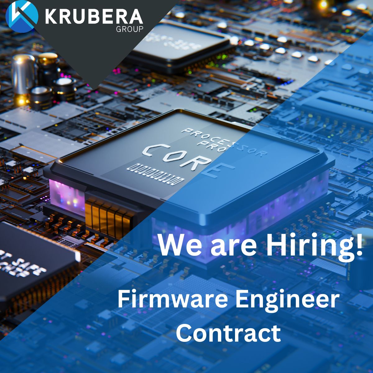 KruberaGroup's tweet card. Urgent Firmware Engineer Contract/Contract to Hire - Hybrid role - San Antonio TX - MUST HAVE strong C/C++ or Python with experience in coding STM32 or TI M4C series Microcontrollers with good solid...