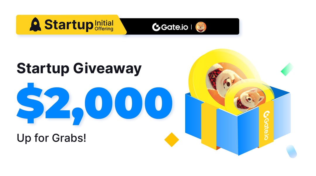 Gate_Launch's tweet card. Complete the tasks to share $2,000 in rewards 💰Prize: 40 lucky winners, $50 each. No Gate.io account yet? CLICK TO REGISTER 💎 New users who participate in Gate.io Startup during the event have a...