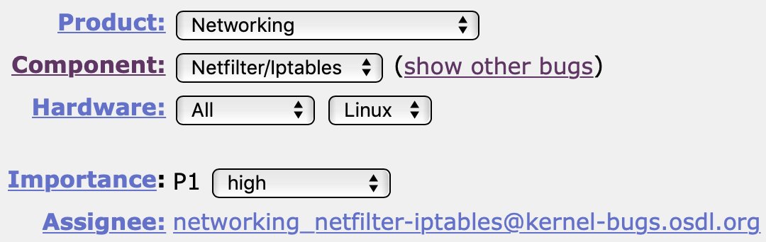 MetalCastleInc's tweet card. I reported a #Linux #Kernel #Netfilter #IPv6 #security #vulnerability. An #attacker can send traffic to a given /64 and always cause a network response to be sent even if Netfilter (#ip6tables) is...