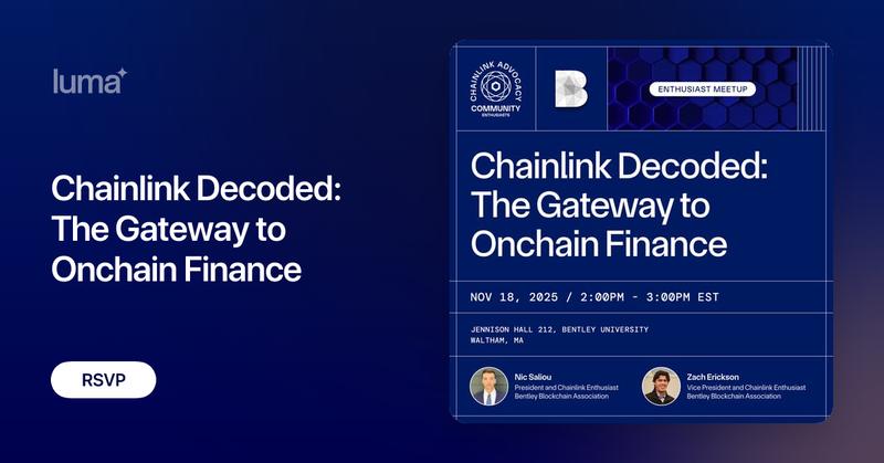 bsilagani's tweet card. Hosted in collaboration with Bentley Blockchain Association — Bentley University Join the Bentley Blockchain Association for an exclusive session exploring how…