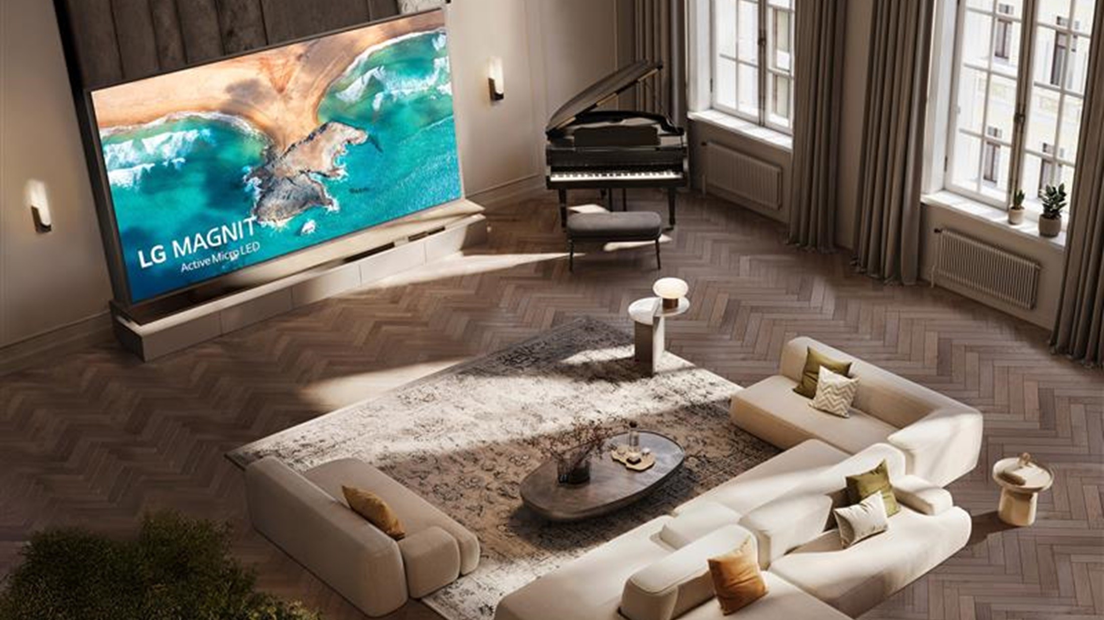 GeekZillaTech's tweet card. LG vuelve a demostrar por qué es una de las marcas líderes en innovación visual con su nueva LG MAGNIT Active Micro LED, una pantalla premium que lleva el