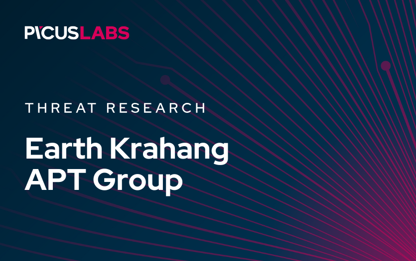 PicusSecurity's tweet card. Earth Krahang APT targets global governments; assess and strengthen your defenses with Picus' attack simulation platform.