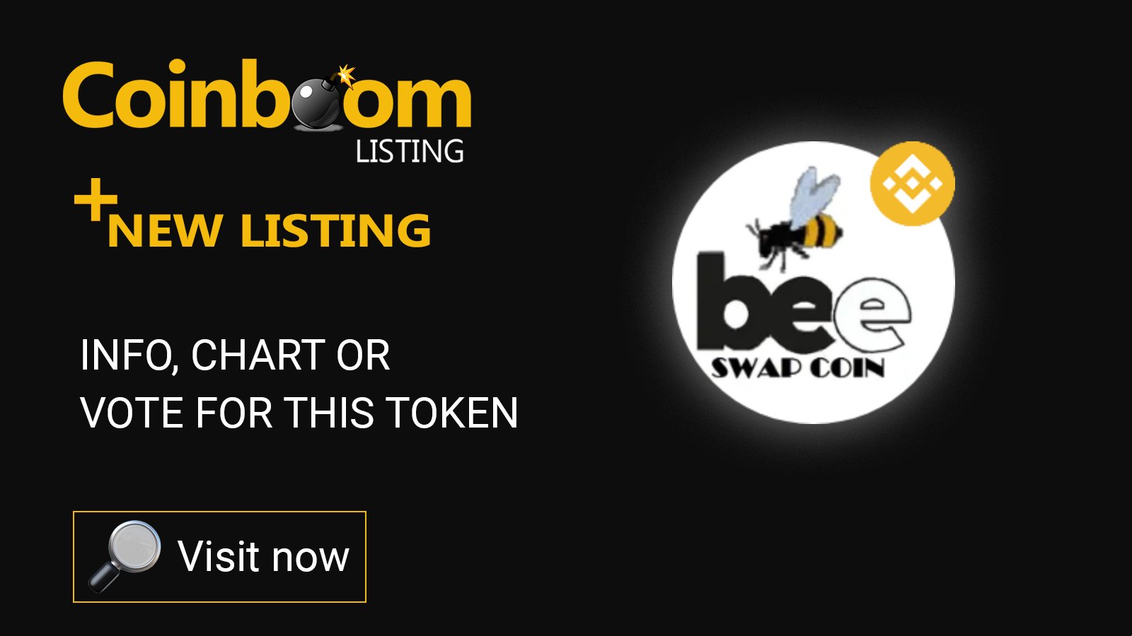 BeeSwap_Coin's tweet card. Bee Swap Coin, BEE coin contract on Binance Smart Chain (BSC). Price Presale in the last 24 hours, the current price is undefined$.