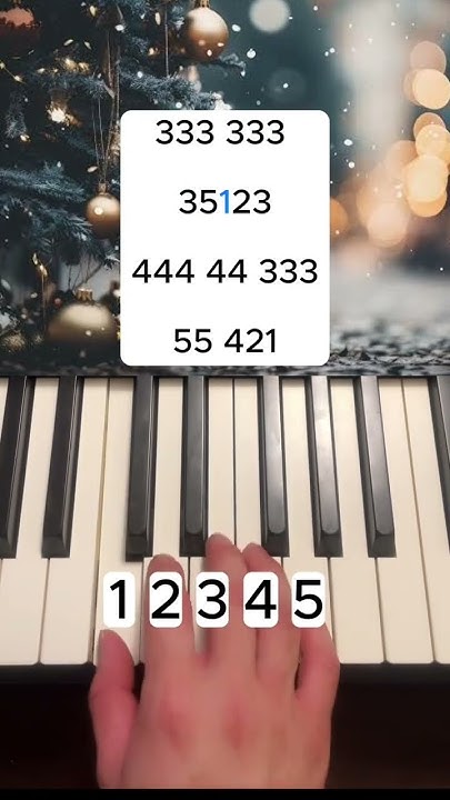 fekadu_yosef's tweet card. Navidad / jingle Bells #piano #pianotutorial