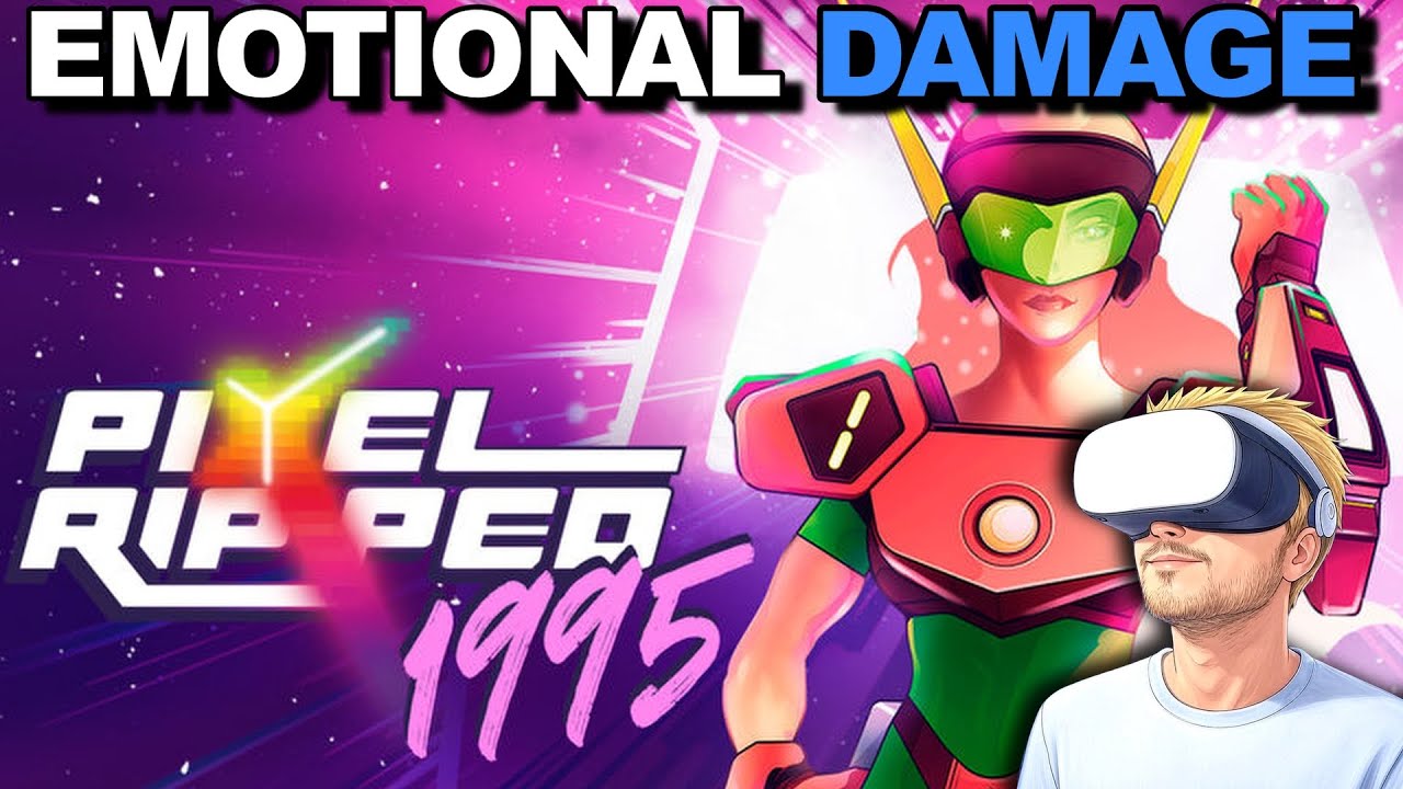 Anagamedev's tweet card. Pixel Ripped 1995 Broke Me Emotionally