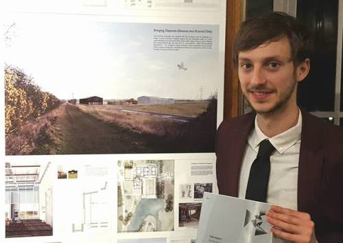 NUArchitecture's tweet card. RIBA President’s Medal Commendation awarded to Tom Hewitt (MArch 2017) at award ceremony on Tuesday, 5 December 2017 We’re thrilled by Tom’s success in the RIBA President’s Medals with his project...