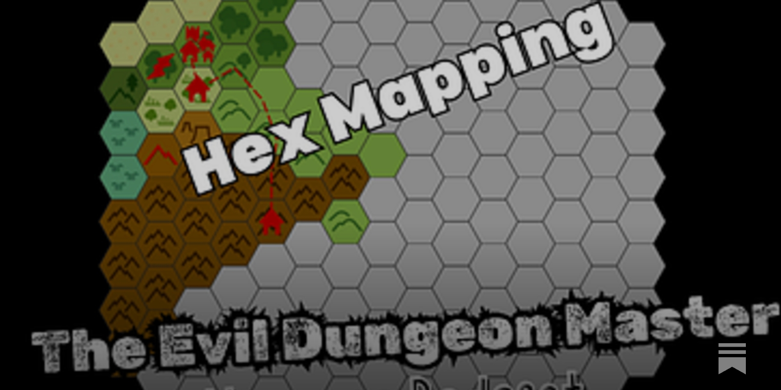 TheEvilDM's tweet card. Today on the podcast, I’m talking about my journey with hex mapping—how I ignored it for years, brushed it off as just another tedious tool, and then finally gave it a real shot.