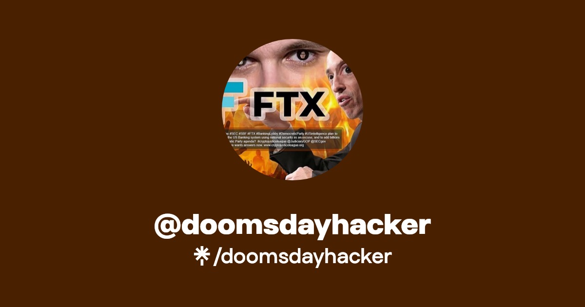 DoomsdayHackers's tweet card. 2017 thru 2021 criminal history documentary of Sam Bankman-Fried by dcMastrianni