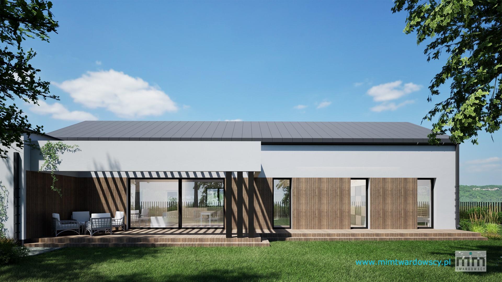 MiM_Twardowscy's tweet card. KUB_01 – nowoczesny dom jednorodzinny pod Łodzią. Projekt MiMTwardowscy – funkcjonalne wnętrza, naturalne materiały i harmonia z otoczeniem.