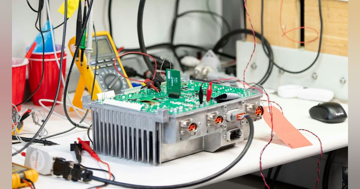 PowerMotionTech's tweet card. Early system-level testing of electric vehicle on-board chargers helps to prevent failures, extend equipment lifespan, and facilitate faster market deployment.