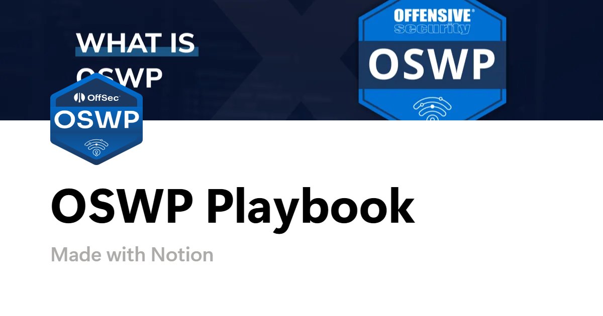 NinjaTheOwl's tweet card. Save this link for future updates → @OSWP Playbook
