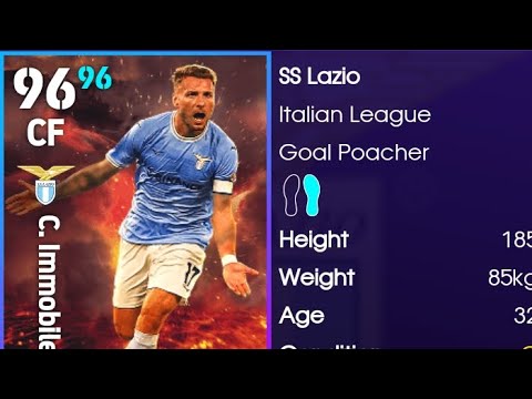 korrexi's tweet card. How to train C. Immobile eFootball 23 to 99 max ratings in Quick...