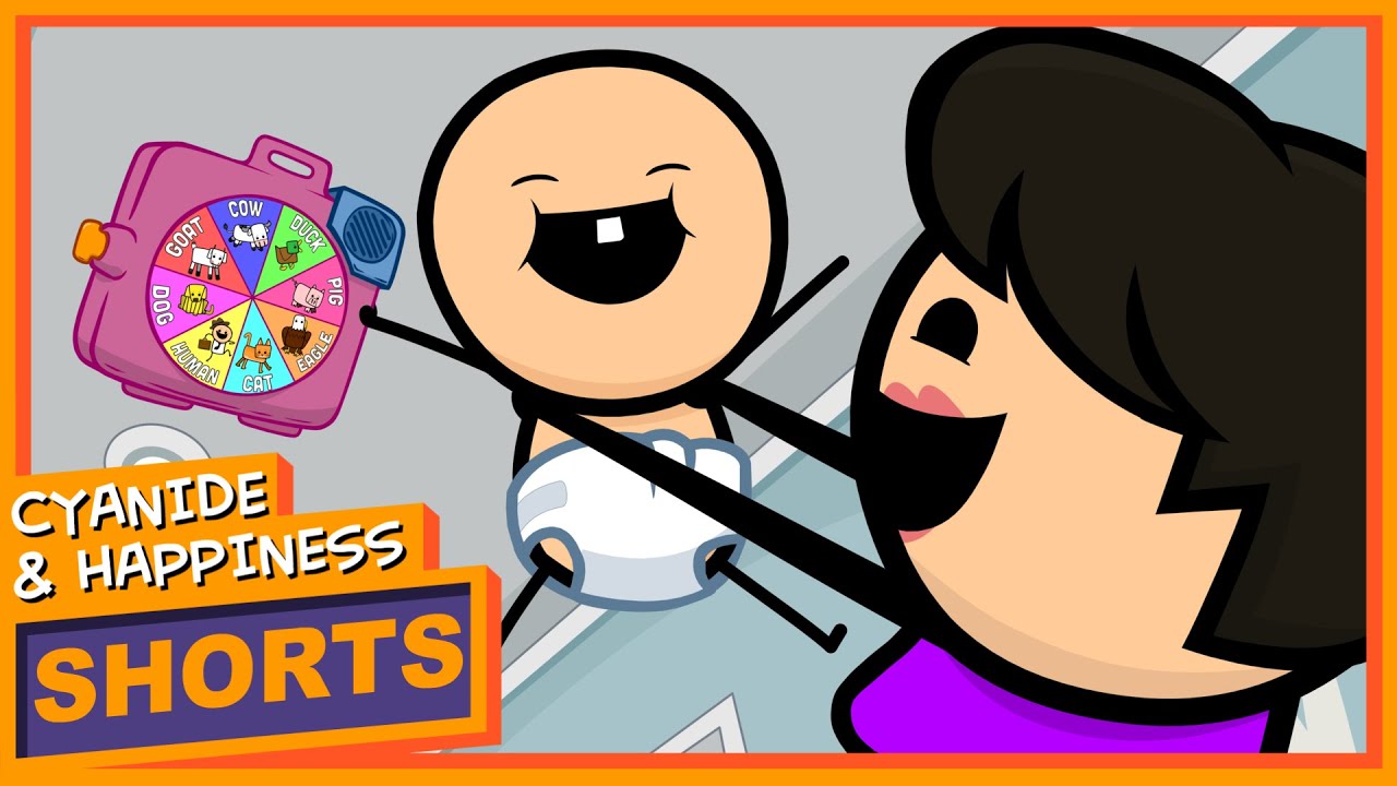 hyperactve's tweet card. See and Say - Cyanide & Happiness Shorts