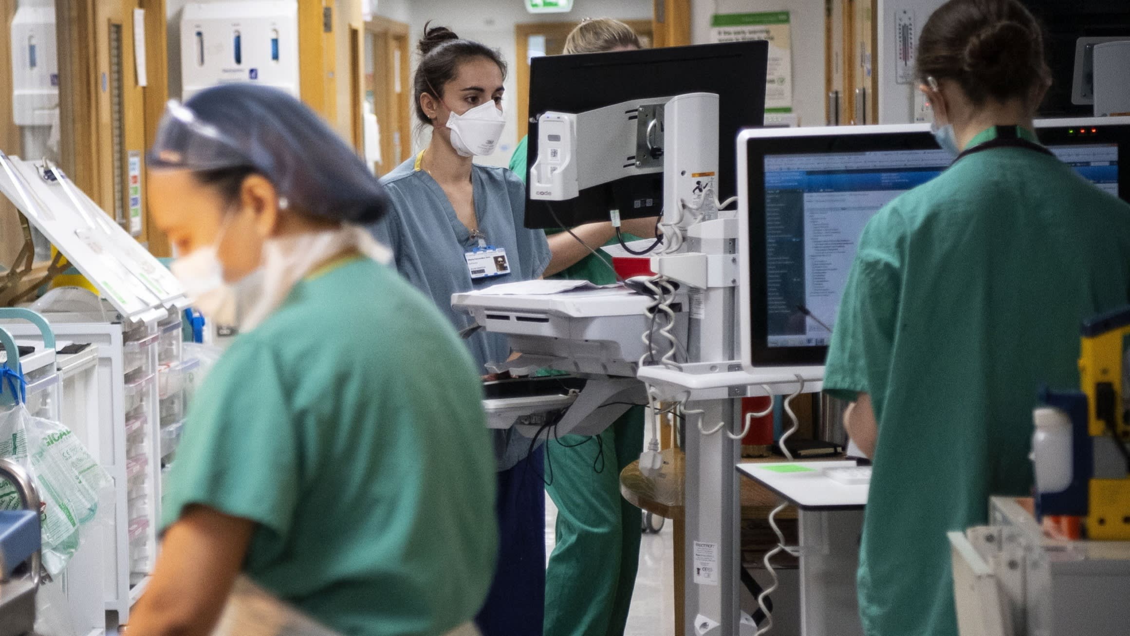 GKMwa's tweet card. Figures released by NHS England show slower than hoped rollout of software