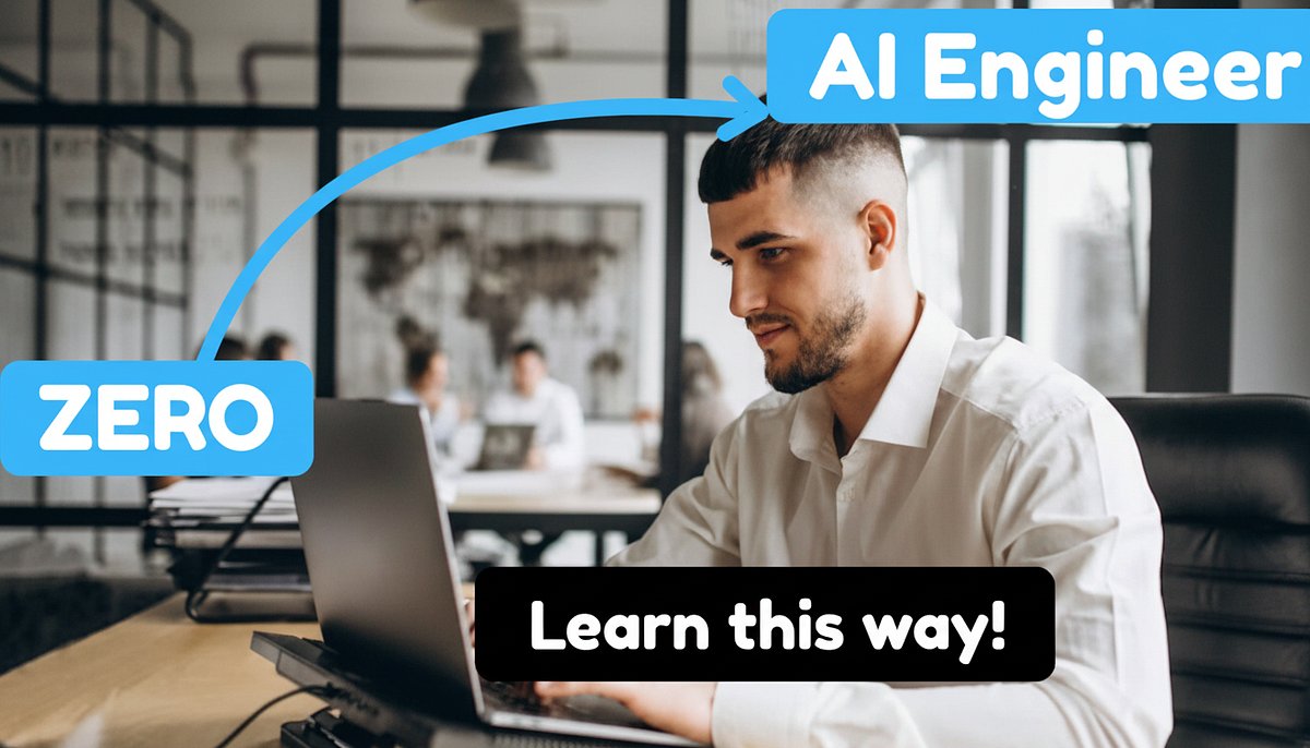 techwith_ram's tweet card. A simple visual guide to how modern AI systems actually get built….