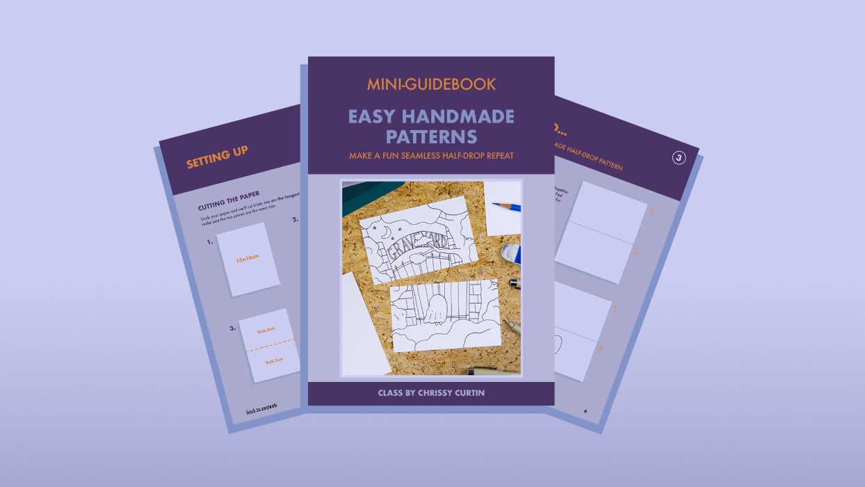 chrissycurtin's tweet card. A new quick way to make patterns by hand that’s really fun! Come and draw a pattern with me and let’s learn together.This 15 page Guidebook takes you step-by-step through the techniques to make a...