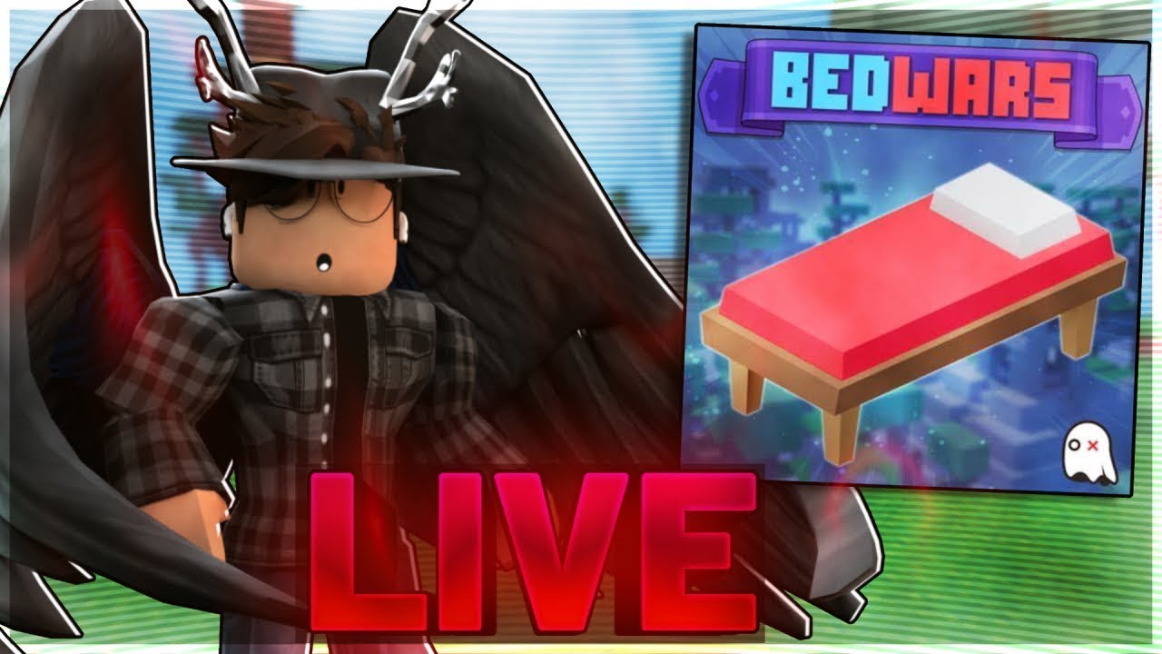 MRGHO5TZ's tweet card. 🔴Roblox BedWars Halloween KIT UPDATE, Custom Matches and Squads with...